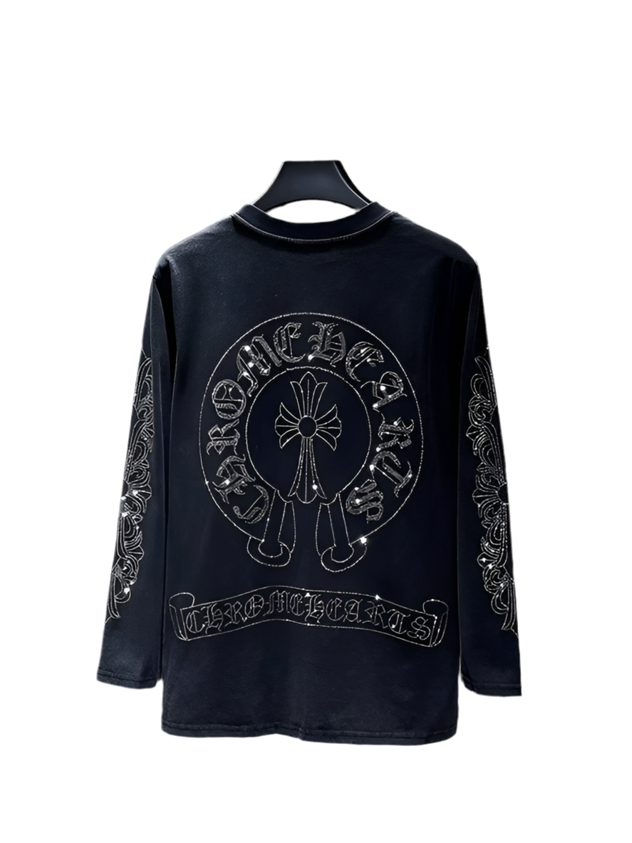 Chrome Hearts Rhinestone Long Sleeve | Solus LLC Solus LLC