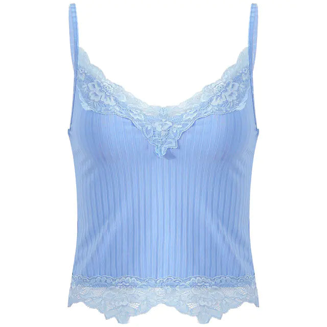 Lace Cut Multi-Variant Knit Tank Top | Solus LLC Solus LLC