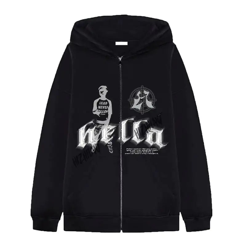 Streetwear Hip Hop Zip-Up | Solus LLC Solus LLC