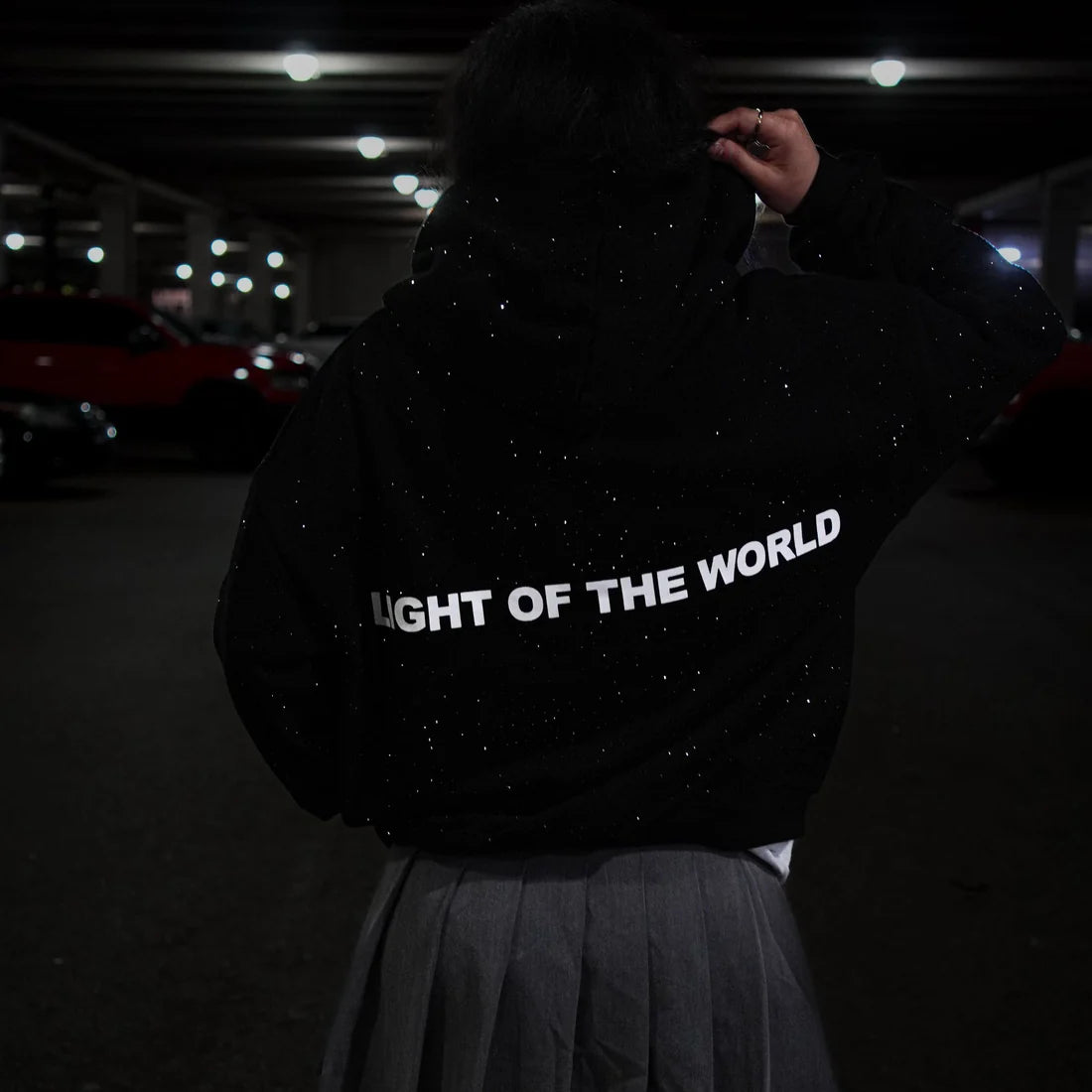 Rhinestone Jesus Piece Hoodie | Solus LLC Solus LLC