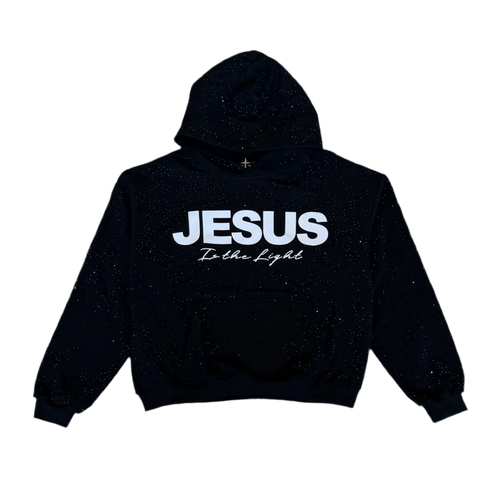 Rhinestone Jesus Piece Hoodie | Solus LLC Solus LLC