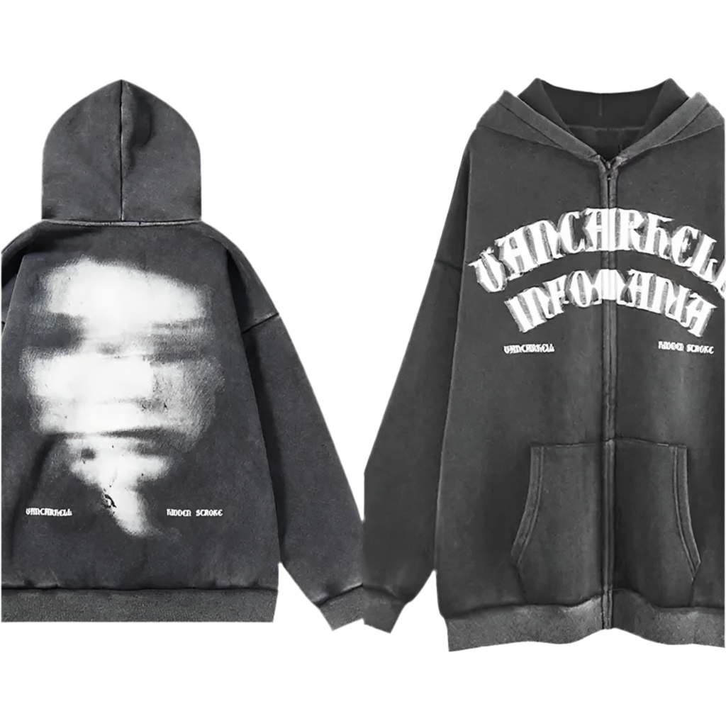Distorted Zip-Up | Solus LLC Solus LLC