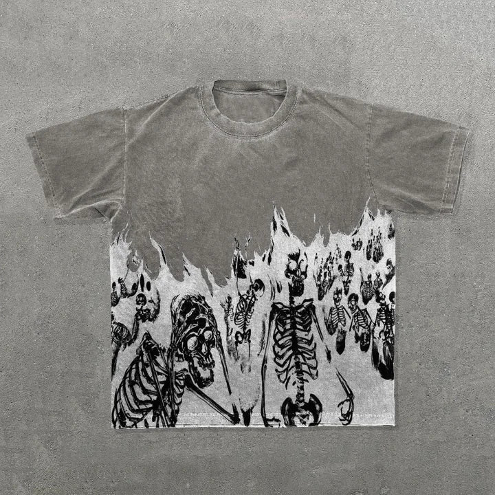 Skeleton Inflamed Tee | Solus LLC Solus LLC