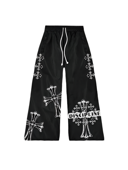 Cross Print ‘Discipline’ Sweatpants | Solus LLC Solus LLC