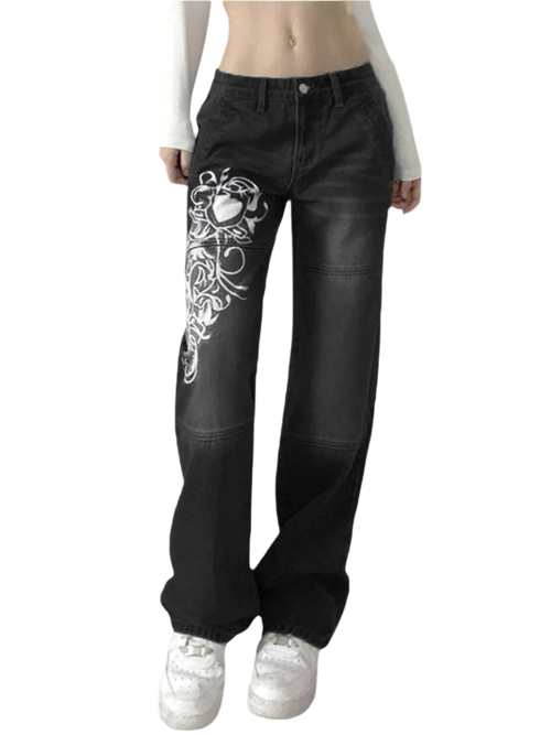 High Waisted Y2K Jeans | Solus LLC Solus LLC