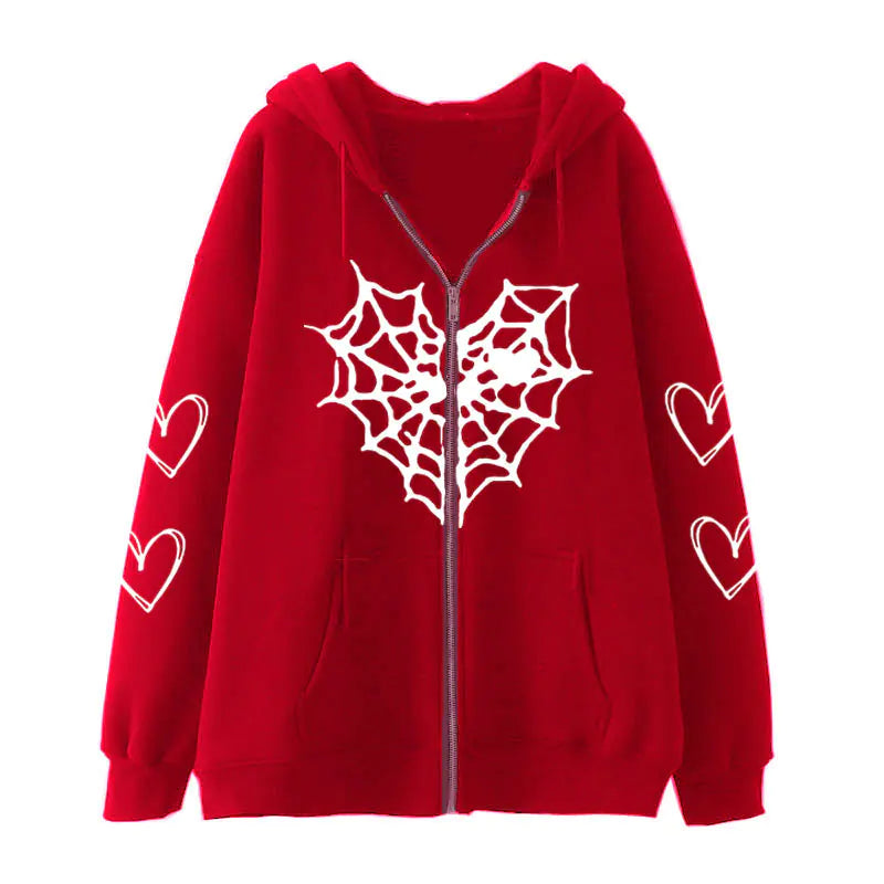 Heart Web Zip-Up | Solus LLC Solus LLC