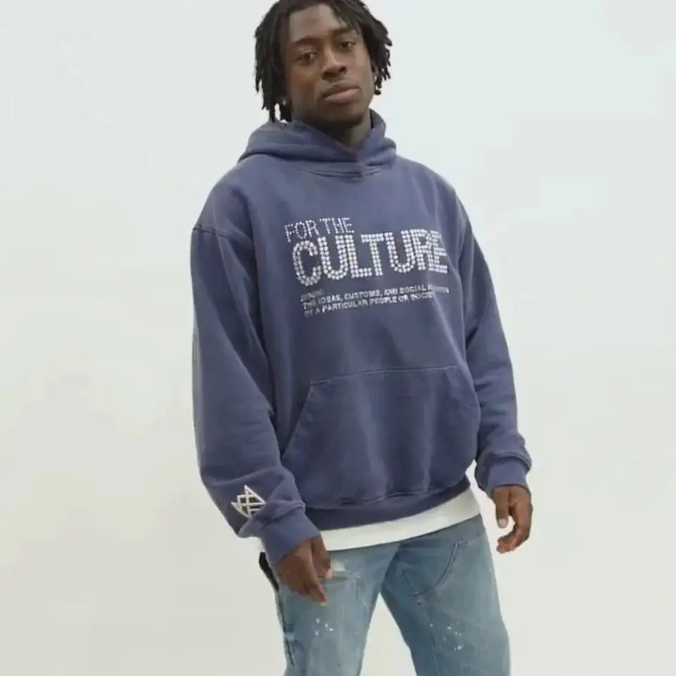 Culture Rhinestone Hoodie | Solus LLC Solus LLC