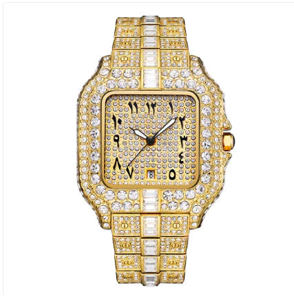 Square Full Diamond Watch | Solus LLC Solus LLC
