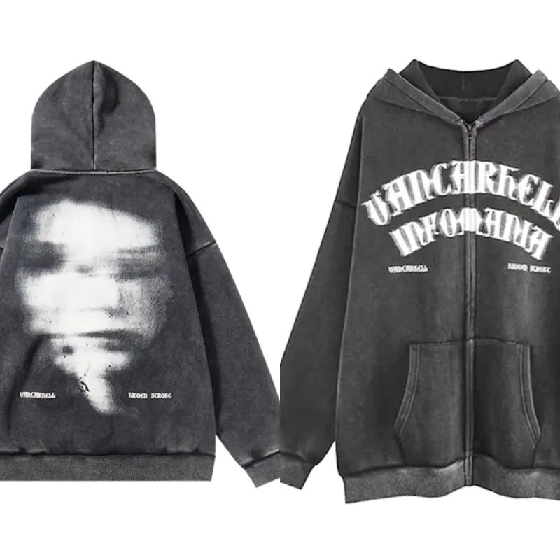 Distorted Zip-Up | Solus LLC Solus LLC