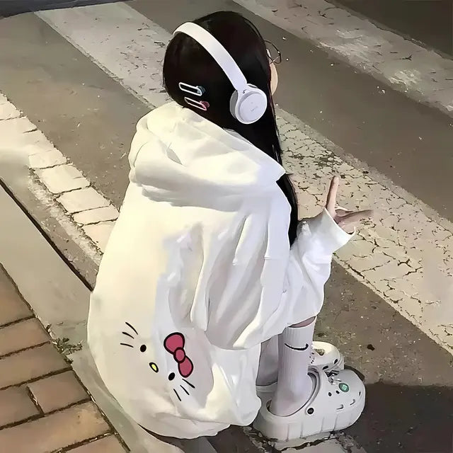 Hello Kitty Print Hoodie | Solus LLC Solus LLC