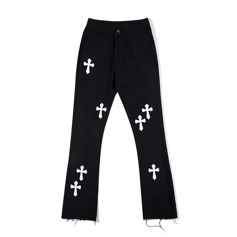 Cross Patchwork Jeans | Solus LLC Solus LLC