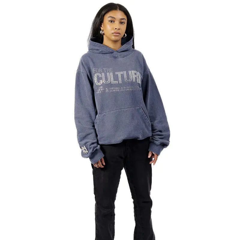 Culture Rhinestone Hoodie | Solus LLC Solus LLC