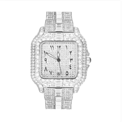 Square Full Diamond Watch | Solus LLC Solus LLC