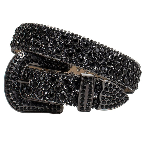 Rhinestone Studded Belt | Solus LLC Solus LLC