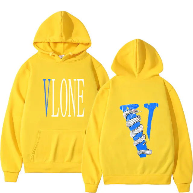 Vlone Hoodie Blue Edition Multi-Variants | Solus LLC Solus LLC