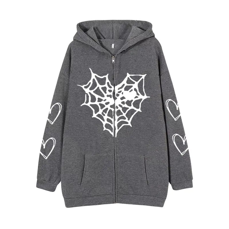 Heart Web Zip-Up | Solus LLC Solus LLC