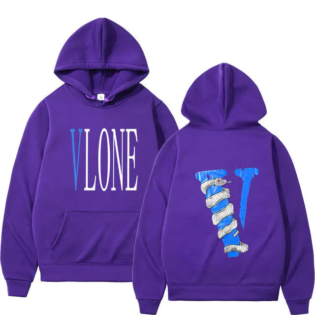 Vlone Hoodie Blue Edition Multi-Variants | Solus LLC Solus LLC