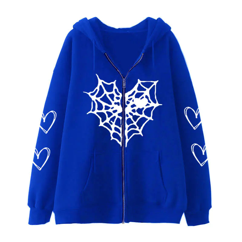Heart Web Zip-Up | Solus LLC Solus LLC