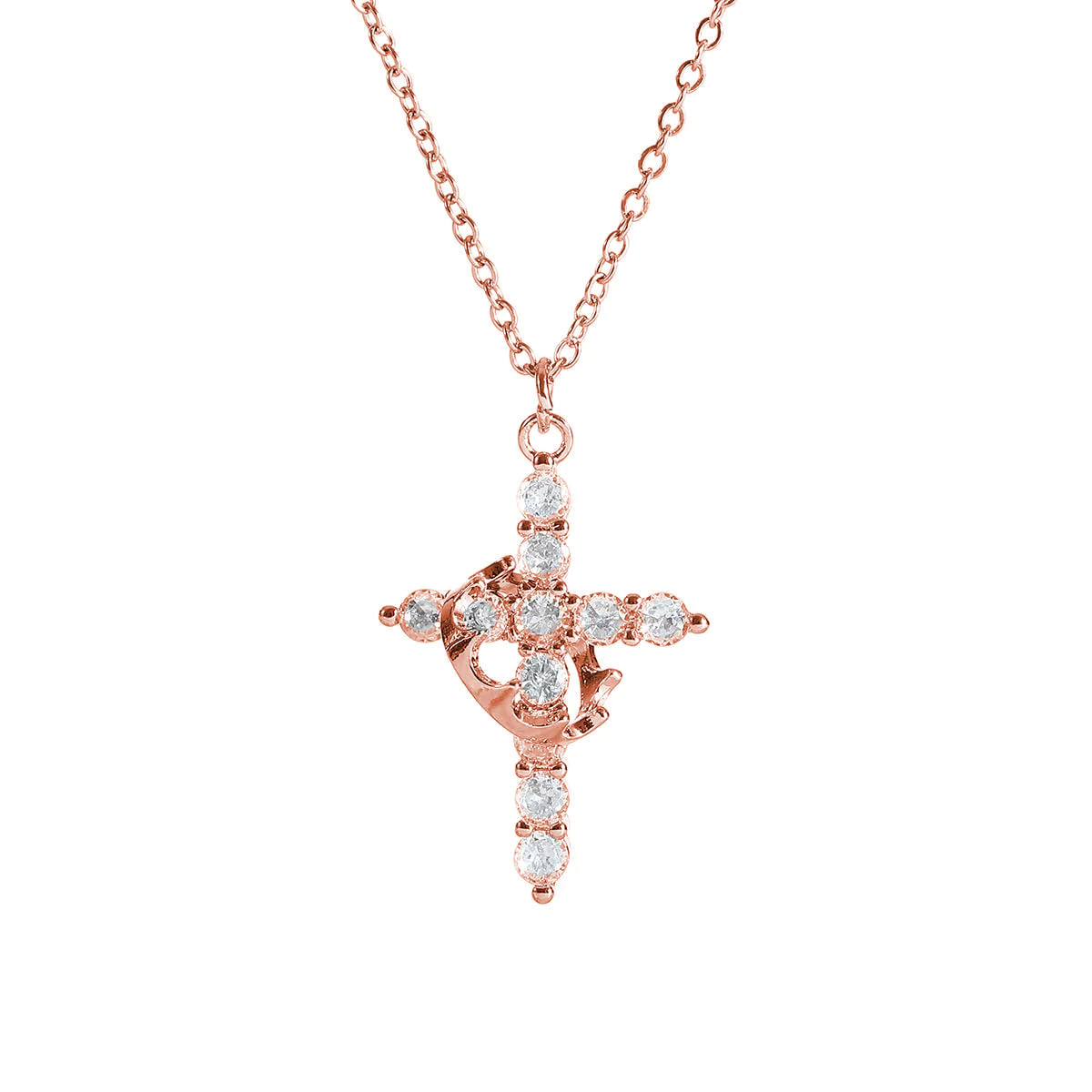 Crown Cross Necklace | Solus LLC Solus LLC