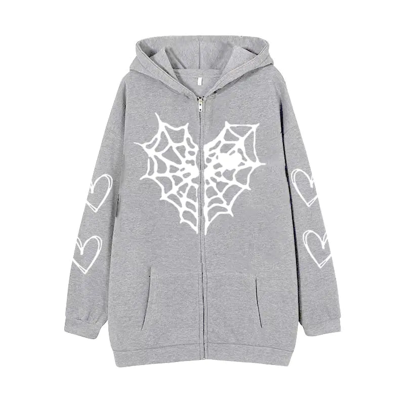 Heart Web Zip-Up | Solus LLC Solus LLC
