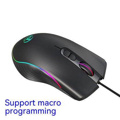 Glowing Wired Gaming Mouse Solus LLC