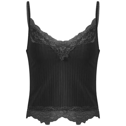 Lace Cut Multi-Variant Knit Tank Top | Solus LLC Solus LLC