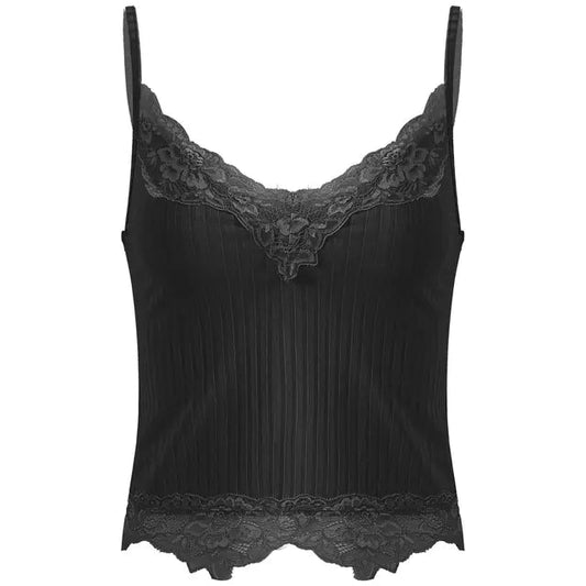 Lace Cut Multi-Variant Knit Tank Top | Solus LLC Solus LLC