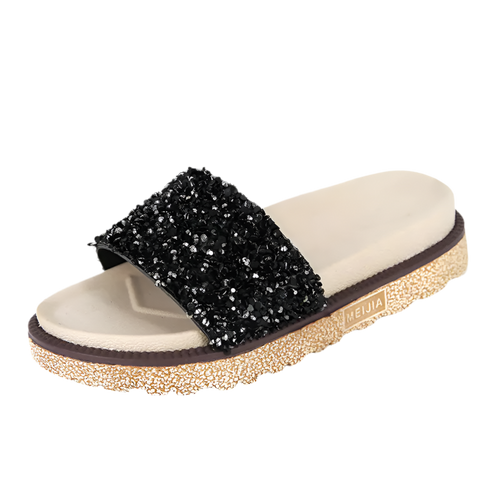 Rhinestone Slippers | Solus LLC Solus LLC