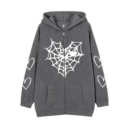 Heart Web Zip-Up | Solus LLC Solus LLC