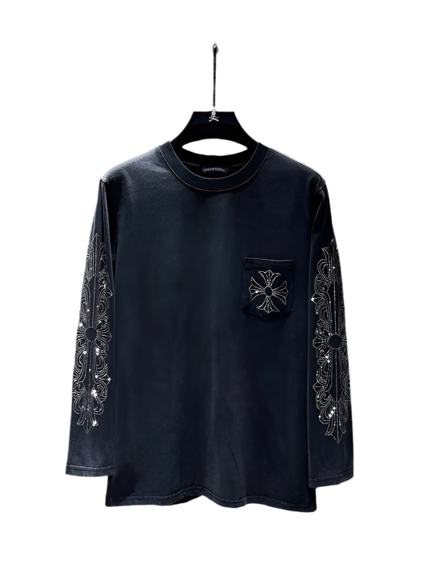 Chrome Hearts Rhinestone Long Sleeve | Solus LLC Solus LLC