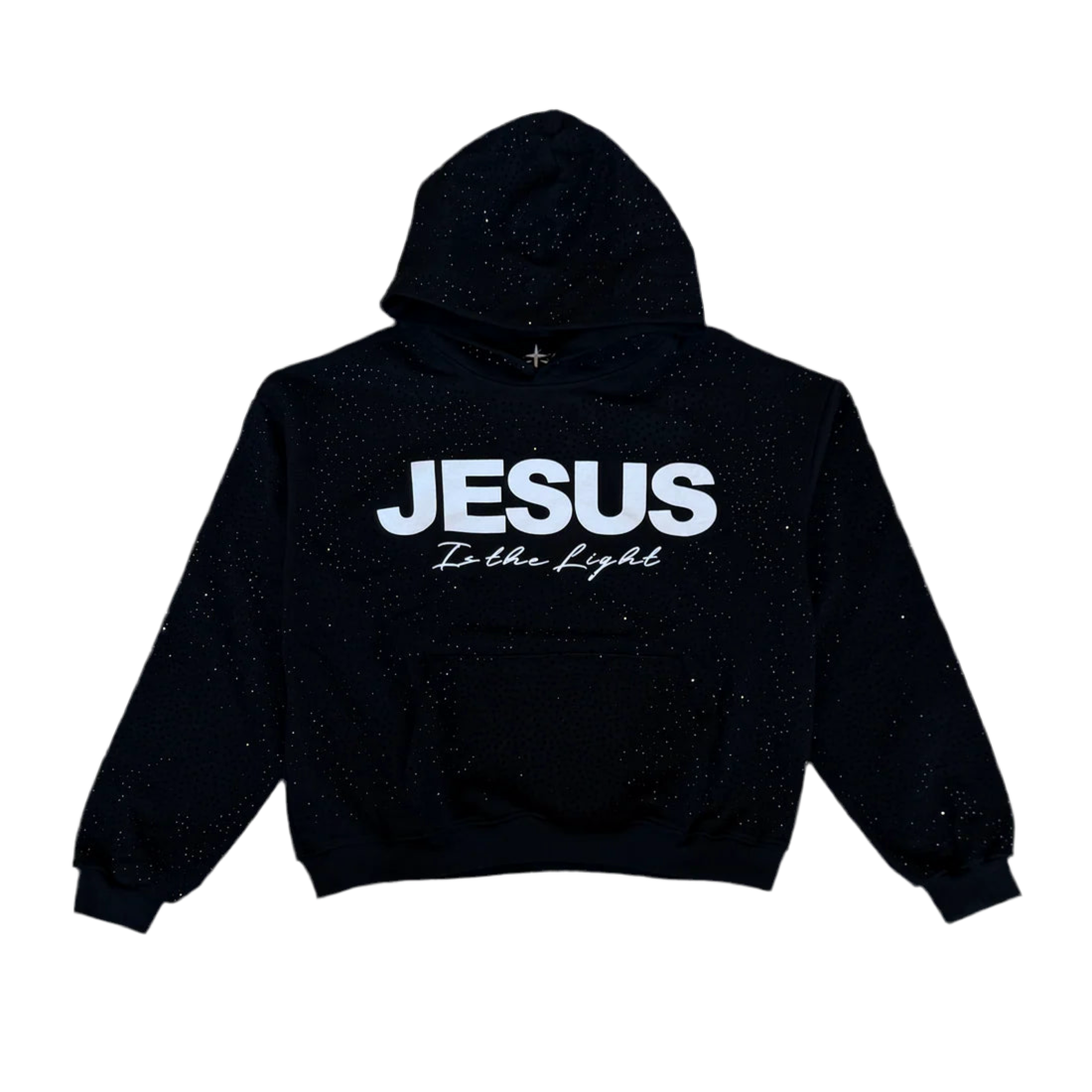 Rhinestone Jesus Piece Hoodie | Solus LLC Solus LLC