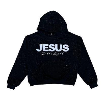 Rhinestone Jesus Piece Hoodie | Solus LLC Solus LLC