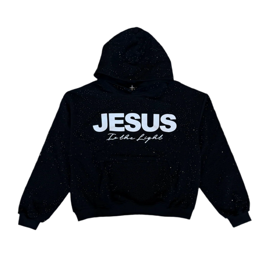 Rhinestone Jesus Piece Hoodie | Solus LLC Solus LLC