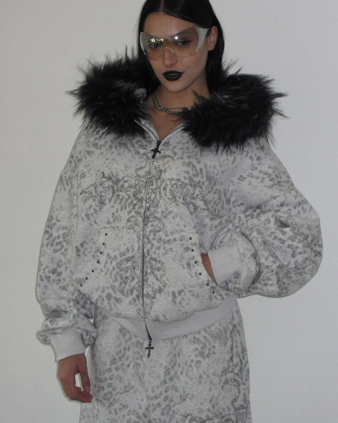 Snow Leopard Fur Jacket | Solus LLC Solus LLC