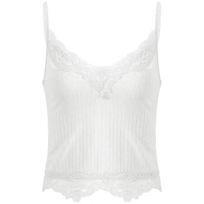 Lace Cut Multi-Variant Knit Tank Top | Solus LLC Solus LLC