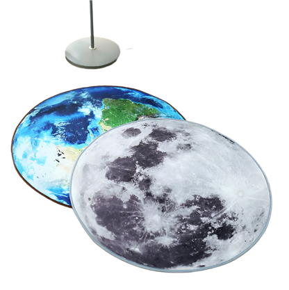 Moon & Earth Round Rug | Solus LLC Solus LLC