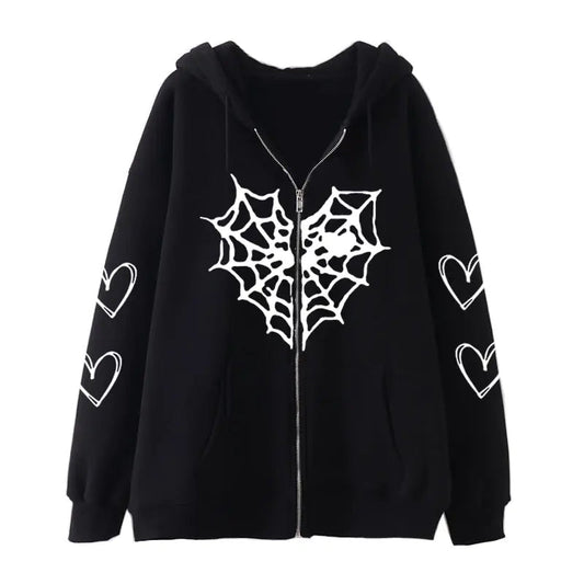Heart Web Zip-Up | Solus LLC Solus LLC