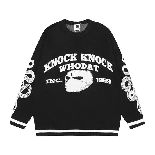 Grunge "WhoDat" Sweater | Solus LLC Solus LLC