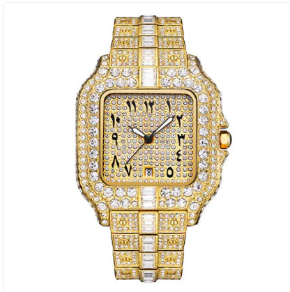 Square Full Diamond Watch | Solus LLC Solus LLC