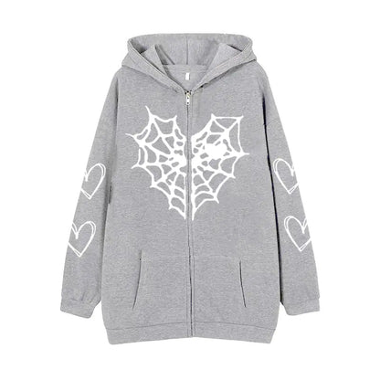 Heart Web Zip-Up | Solus LLC Solus LLC