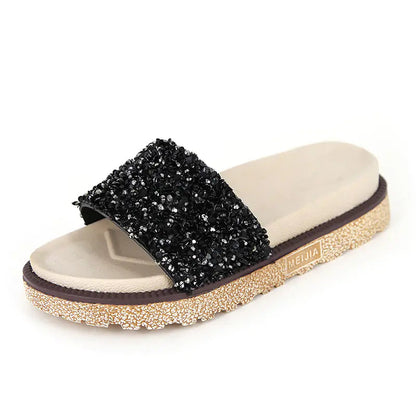 Rhinestone Slippers | Solus LLC Solus LLC