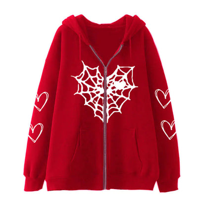 Heart Web Zip-Up | Solus LLC Solus LLC