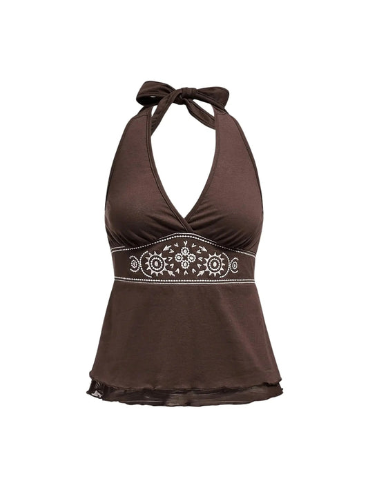 Womens Y2K V-Neck Tank Top | Solus LLC Solus LLC