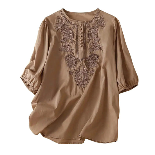 Womens  Linen Casual Top | Solus LLC Solus LLC