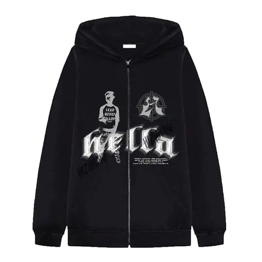 Streetwear Hip Hop Zip-Up | Solus LLC Solus LLC