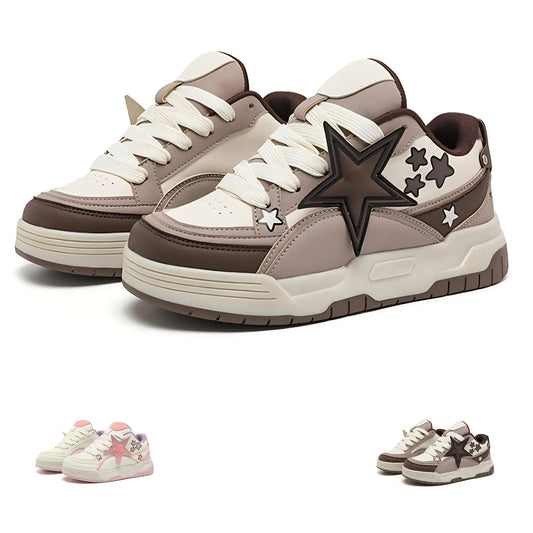 Y2K Embroided Star Sneakers | Solus LLC Solus LLC