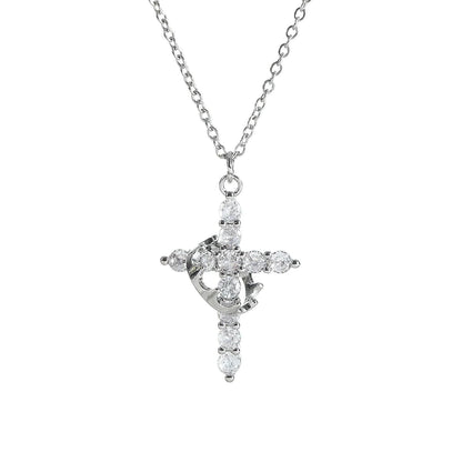 Crown Cross Necklace | Solus LLC Solus LLC