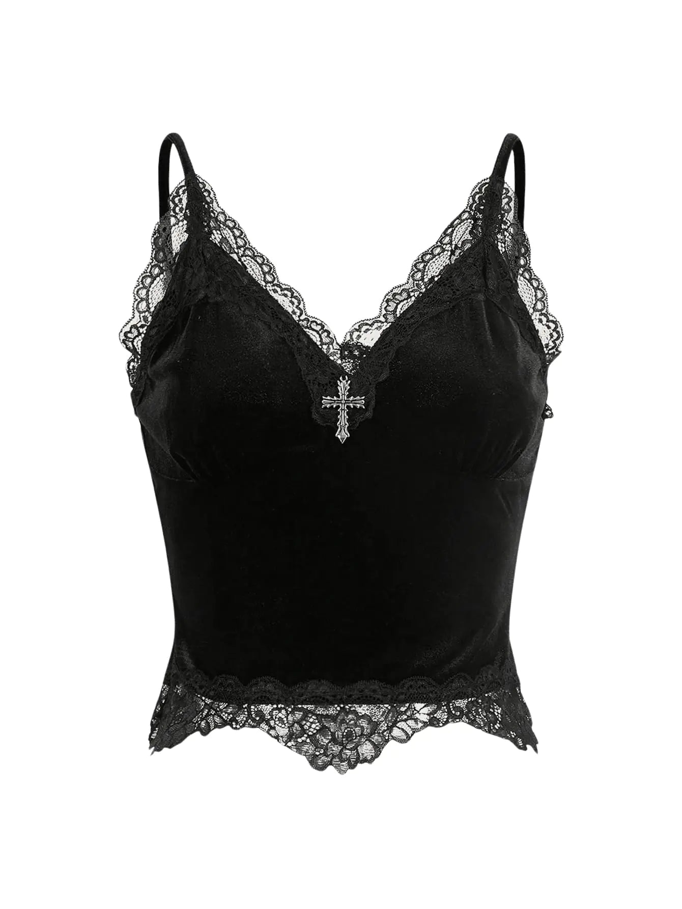 Dark Womens Gothic Lace Top | Solus LLC Solus LLC