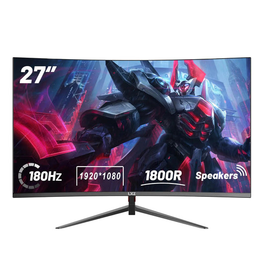 LXZ Curved Gaming Monitor 180hz HD 1080P | Solus LLC Solus LLC