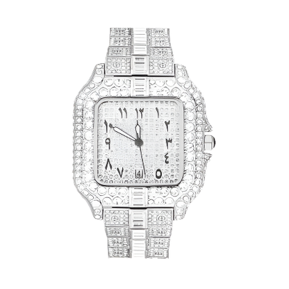 Square Full Diamond Watch | Solus LLC Solus LLC